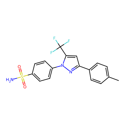 Chemical structure of Celecoxib EP Impurity B