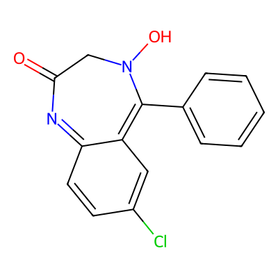 Chemical structure of Chlordiazepoxide Impurity A