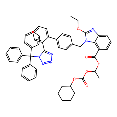 Chemical structure of Candesartan Cilexetil EP Impurity H