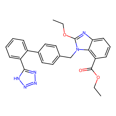 Chemical structure of Candesartan Cilexetil Related Compound A