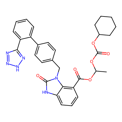 Chemical structure of Candesartan Cilexetil EP Impurity B