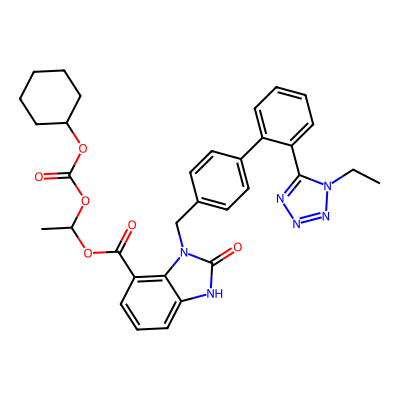 Chemical structure of Candesartan Cilexetil Impurity C