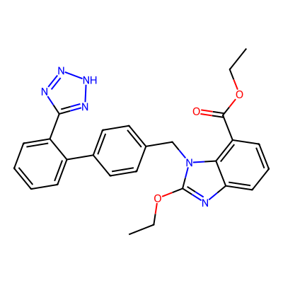 Chemical structure of Candesartan Cilexetil EP Impurity A