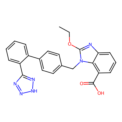 Chemical structure of Candesartan Cilexetil EP Impurity G