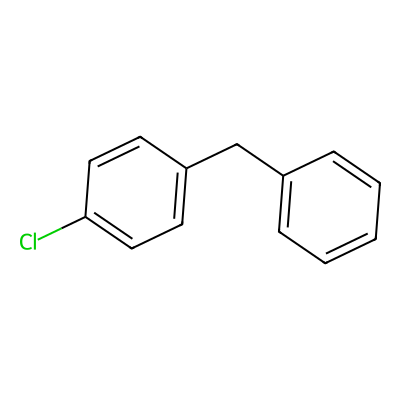 Chemical structure of 4-Chlorodiphenylmethane