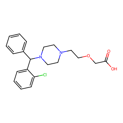 Chemical structure of Cetirizine EP Impurity C