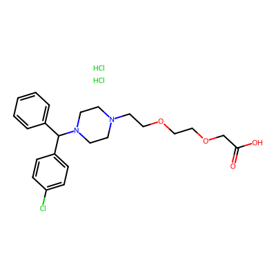 Chemical structure of Cetirizine EP Impurity E