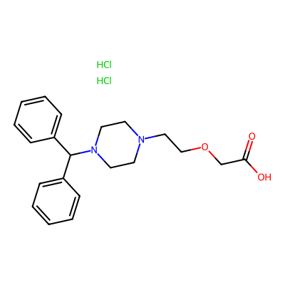 Chemical structure of Cetirizine EP Impurity F