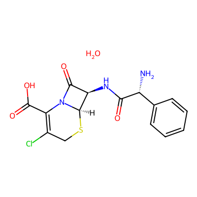 Chemical structure of Cefaclor Monohydrate