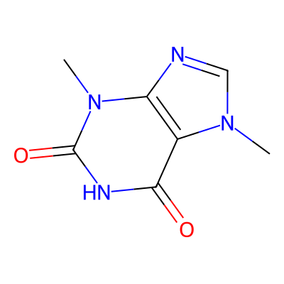 Chemical structure of Caffeine Impurity D