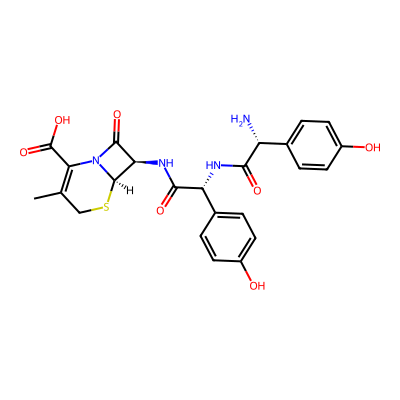 Chemical structure of Cefadroxil EP Impurity F