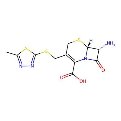 Chemical structure of Cefazolin EP Impurity A