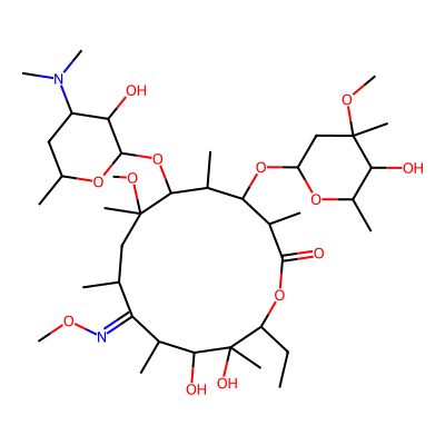 Chemical structure of Clarithromycin EP Impurity O