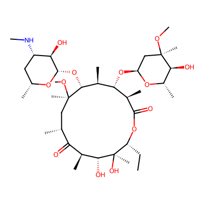 Chemical structure of Clarithromycin Impurity D