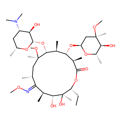 Chemical structure of Clarithromycin Impurity G