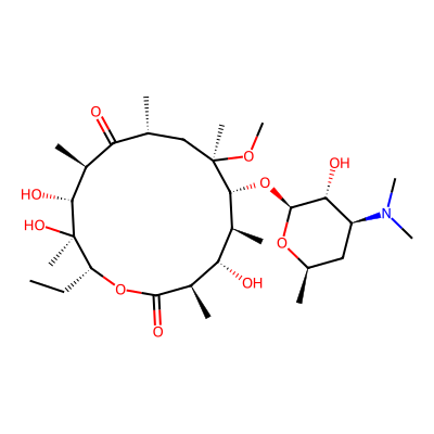 Chemical structure of Clarithromycin EP Impurity I
