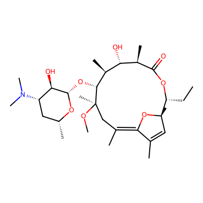 Chemical structure of Clarithromycin EP Impurity K