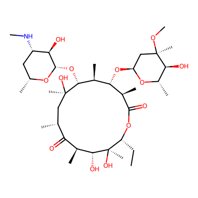 Chemical structure of Erythromycin EP Impurity B