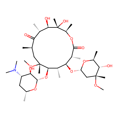 Chemical structure of Clarithromycin EP Impurity B