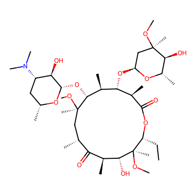Chemical structure of Clarithromycin EP Impurity F