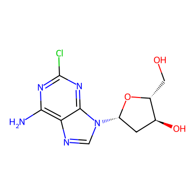 Chemical structure of Cladribine