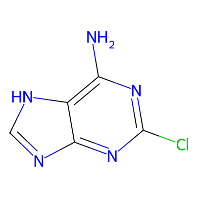 Chemical structure of Cladribine Impurity C