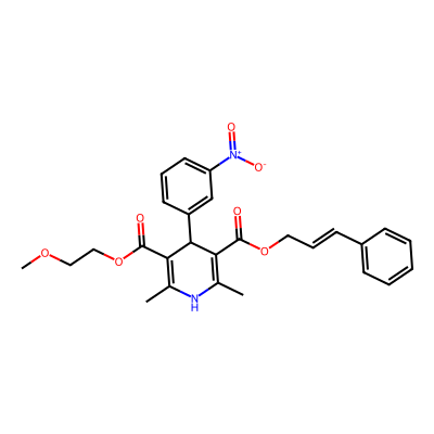 Chemical structure of Cilnidipine