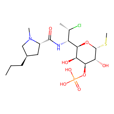 Chemical structure of Clindamycin 3-Phosphate