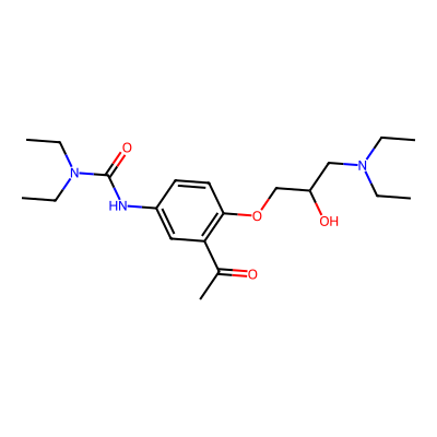 Chemical structure of Celiprolol EP Impurity D