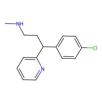 Chemical structure of Chlorpheniramine EP Impurity C