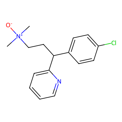 Chemical structure of Chlorphenamine N-Oxide