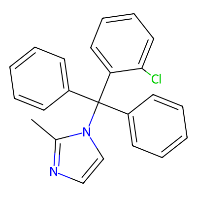 Chemical structure of Clotrimazole Impurity 2