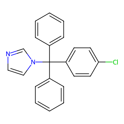 Chemical structure of Clotrimazole Impurity B