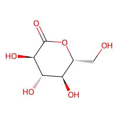 Chemical structure of D-Glucono-1,5-lactone