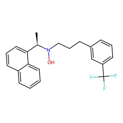 Chemical structure of Cinacalcet N-Oxide