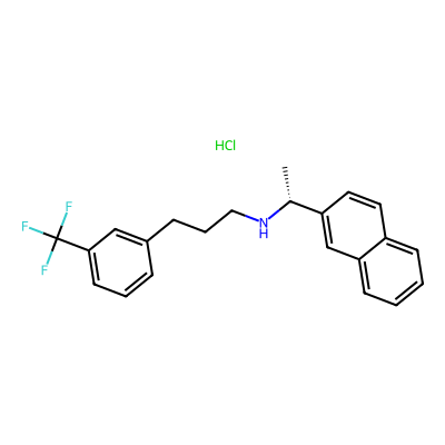 Chemical structure of Cinacalcet regio isomer