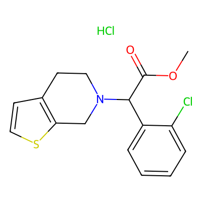 Chemical structure of Clopidogrel USP related compound B