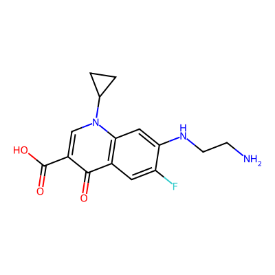 Chemical structure of Ciprofloxacin EP Impurity C