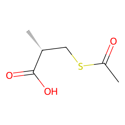 Chemical structure of Captopril Impurity K