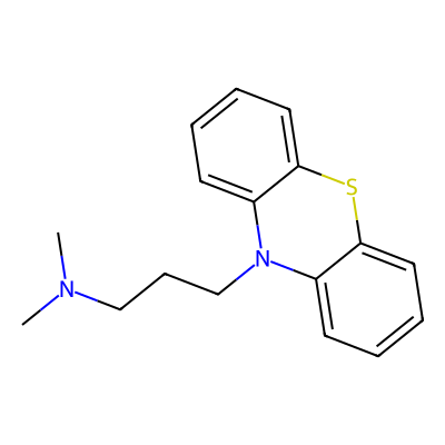 Chemical structure of Promazine