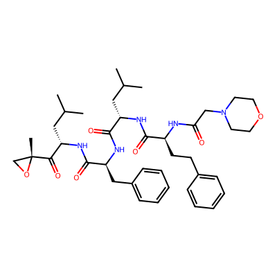 Chemical structure of Carfilzomib