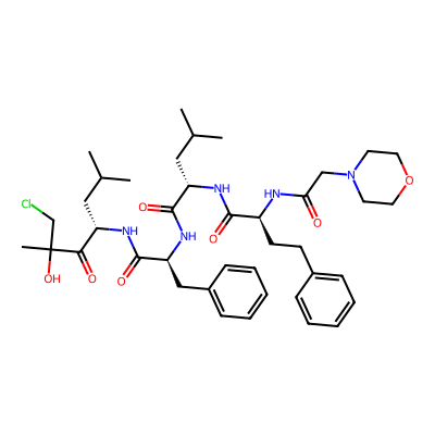 Chemical structure of Carfilzomib Chloro Impurity