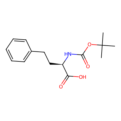 Chemical structure of Boc-D-Homophenylalanine