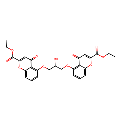 Chemical structure of Sodium Cromoglicate EP Impurity B