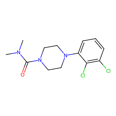 Chemical structure of Cariprazine Impurity 22