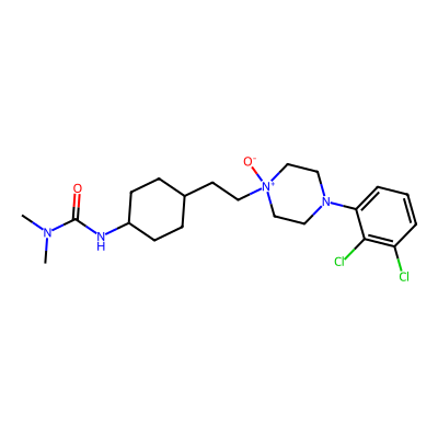 Chemical structure of Cariprazine N-Oxide