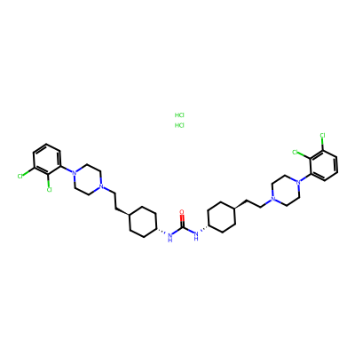 Chemical structure of Cariprazine Bis Impurity