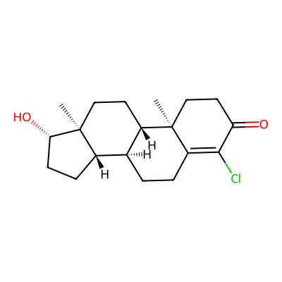 Chemical structure of Clostebol Acetate Impurity 1