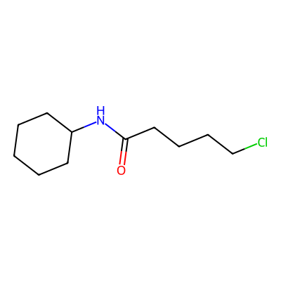 Chemical structure of 5-Chloro-N-cyclohexylpentanamide