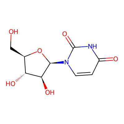Chemical structure of Uracil Arabinose-WS